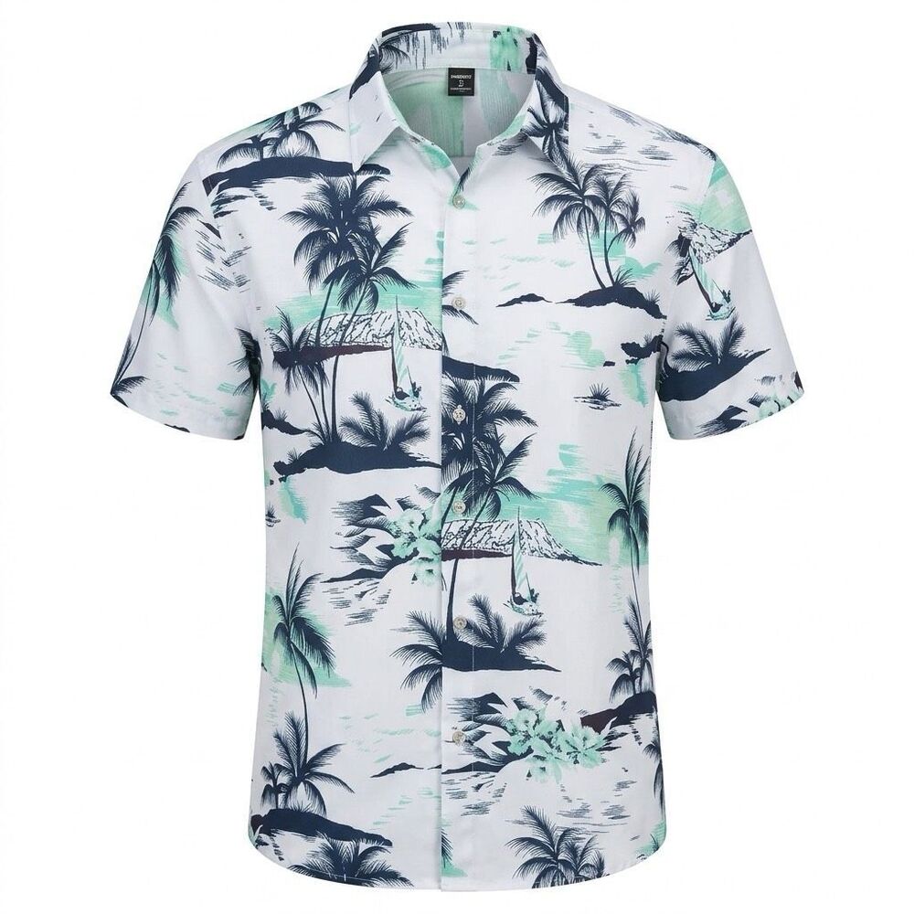 Manfinity Men’s Button Down Hawaiian shirt Sz XL NWOT
